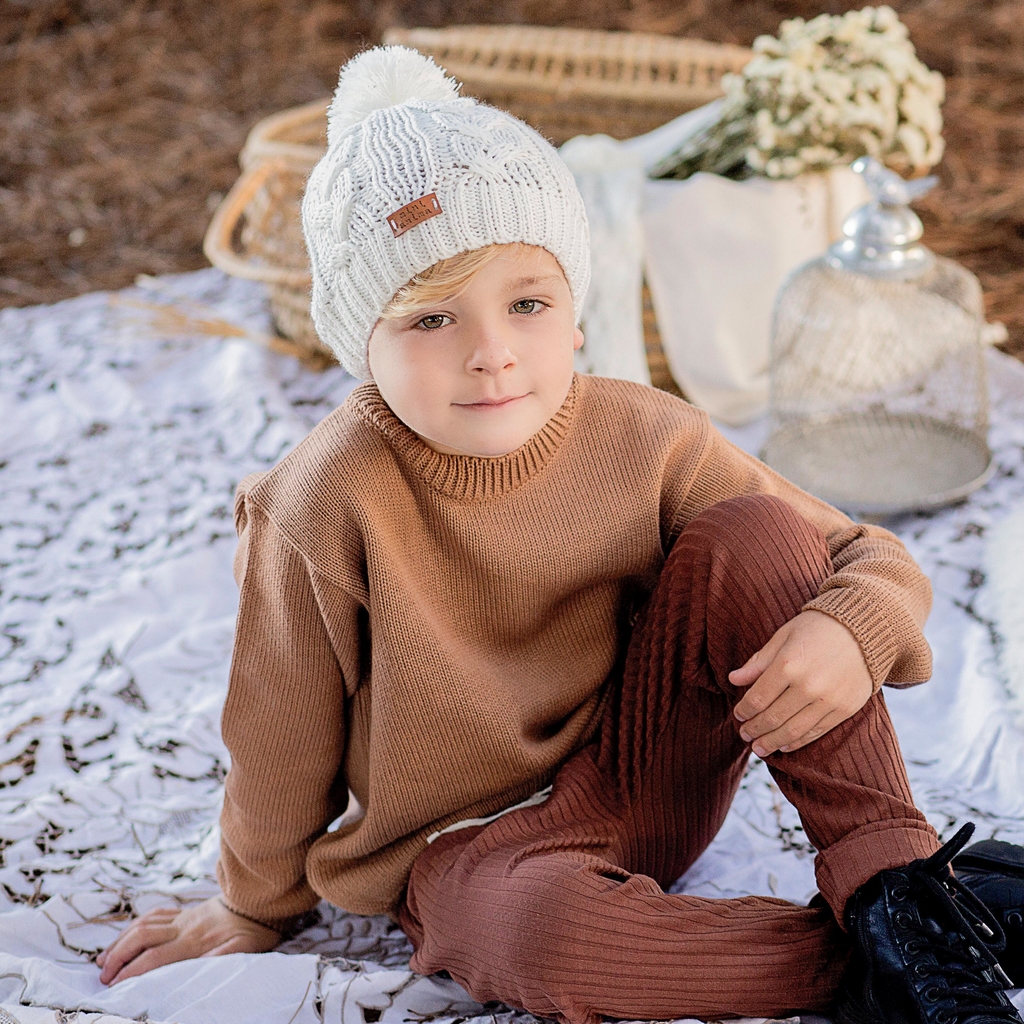 Gorra de lana para bebe hotsell