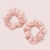 SCRUNCHIES RUSTICO ROSA FLAMINGO X2