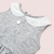 VESTIDO CUELLO BABY GRIS MELANGE - comprar online