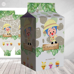 Milk box milkbox imprimible payaso plim plim safari tukit