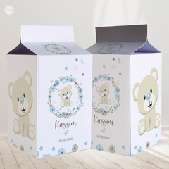 Milk box milkbox imprimible osito beige tukit