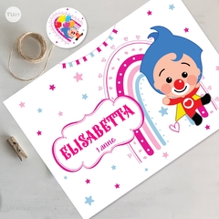 Kit imprimible plim plim rosa tukit - tienda online