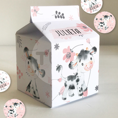 Kit imprimible cow vaca y flores tukit - comprar online