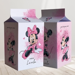 Milk box milkbox imprimible minnie mouse acuarela tukit
