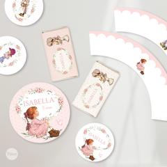 Kit imprimible sarah kay flores rosas ornamento tukit - tienda online