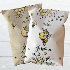 chipsbag, chipbag imprimible, chip bag, bolsita golosinera, chipbag abejas, chipsbag abejas, abejitas