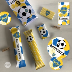 Kit imprimible futbol boca juniors tukit - comprar online