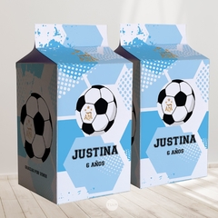 Milk box milkbox imprimible futbol argentina afa tukit