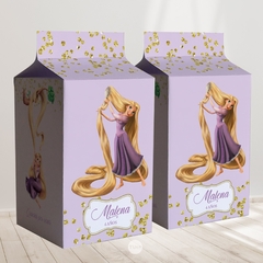 Milk box milkbox imprimible princesa rapunzel tukit