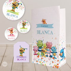 henry monstruito, monstruos, party bundle, dots, henry cumpleaños