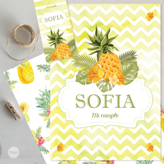 Kit imprimible anana pineapple candy bar tukit - comprar online