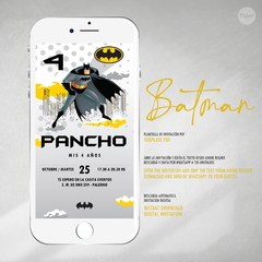 Kit imprimible superheroe batman tukit - comprar online