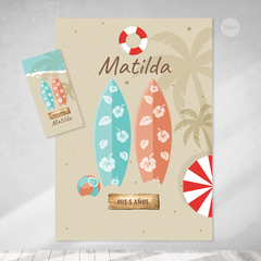 Kit imprimible playa verano summer beach candy bar tukit en internet