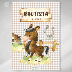 Kit imprimible caballos acuarelas tukit - buy online