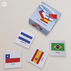 Juego imprimible banderas del mundo tukit - comprar online