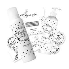 Kit imprimible baño sos puntos negros dots tukit - comprar online