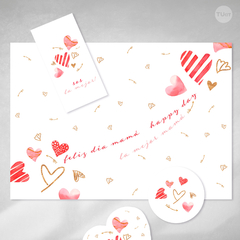 Kit imprimible decoracion corazones dia de la madre feliz dia mama tukit en internet