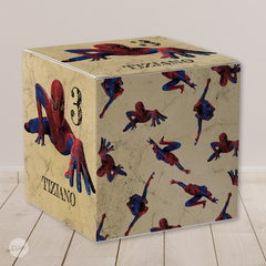 Caja cubo imprimible spiderman tukit - comprar online