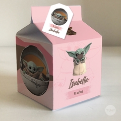 Kit imprimible baby yoda rosa tukit - tienda online