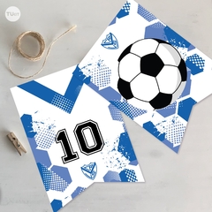 Banderines imprimibles cumpleaños futbol velez tukit - comprar online