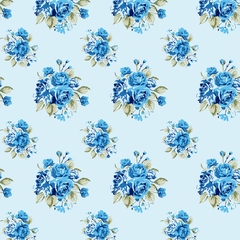 Kit imprimible flores azules azul candy bar tukit - comprar online