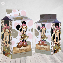 Milk box milkbox imprimible minnie safari tukit