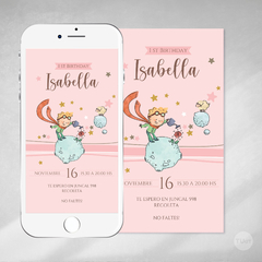 Kit imprimible el principito little prince rosa candy bar tukit en internet