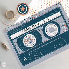 Kit imprimible musica party retro vintage tukit - TuKit
