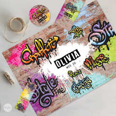 Kit imprimible grafiti candy bar tukit en internet