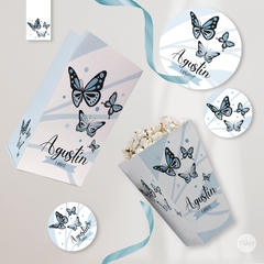Kit imprimible mariposas celestes tukit en internet