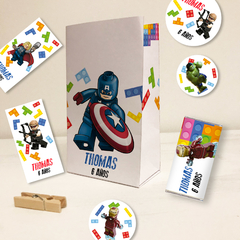 Kit imprimible lego avengers superheroes tukit en internet