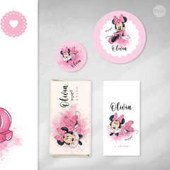 Imagen de Kit imprimible minnie acuarela tukit