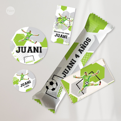 Kit imprimible futbol argentina dibu candy bar - TuKit