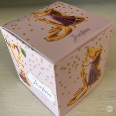 Caja cubo imprimible princesa rapunzel tukit - TuKit