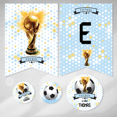Kit imprimible futbol copa del mundo tukit en internet