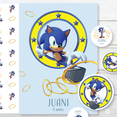 Kit imprimible sonic tukit en internet