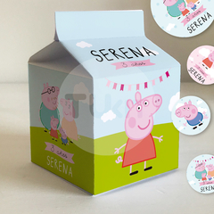 Kit imprimible peppa pig george family familia candy bar tukit - TuKit