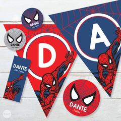 Kit imprimible hombre araña spiderman candy bar en internet