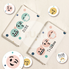 Kit imprimible deco emojis emoticon tukit - comprar online