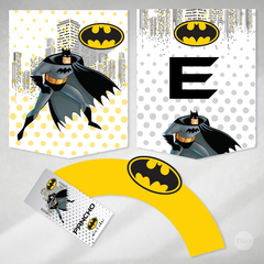 Kit imprimible superheroe batman tukit - TuKit