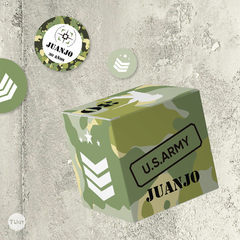 Kit imprimible camuflado militar soldados cumpleaños tukit - tienda online