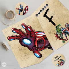 Kit imprimible avengers vengadores tukit - tienda online
