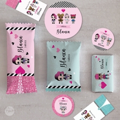 Kit imprimible muñecas lol candy bar tukit en internet