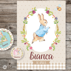 Kit imprimible conejo peter rabbit tukit en internet