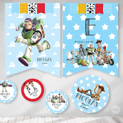 Kit imprimible toy story toystory candy bar tukit - tienda online