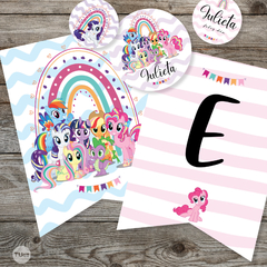 Kit imprimible my little pony pequeño pony tukit