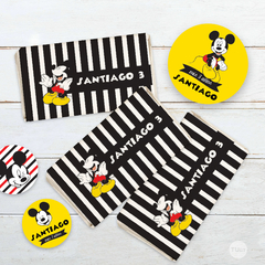 Kit imprimible mickey mouse candy bar tukit - tienda online