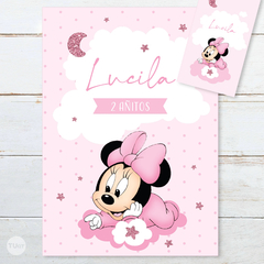 Imagen de Kit imprimible minnie bebe baby babies tukit