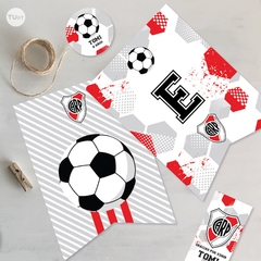 Imagen de Kit imprimible futbol river candy bar