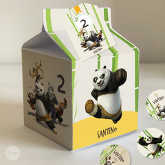 Imagen de Kit imprimible kung fu panda oso animales tukit